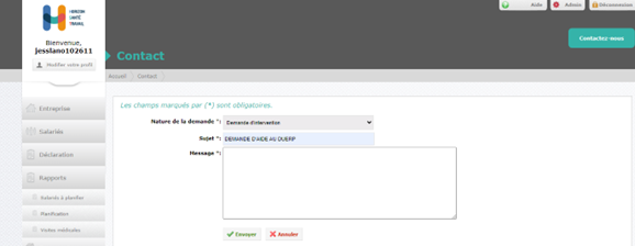 Demande aide pour l'élaboration du DUERP