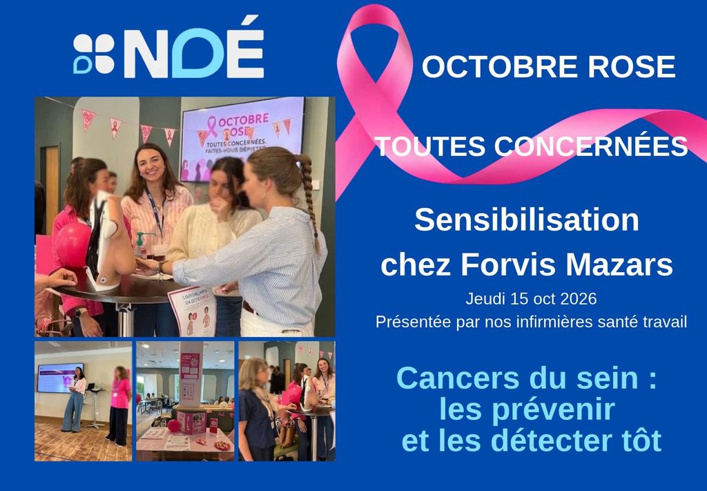 Sensibilisation : prévention cancer du sein 1 Octobre Rose 2026 chez Forvis Bazars 2